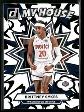 2025 Donruss WNBA Brittney Sykes 18 Washington Mystics My House