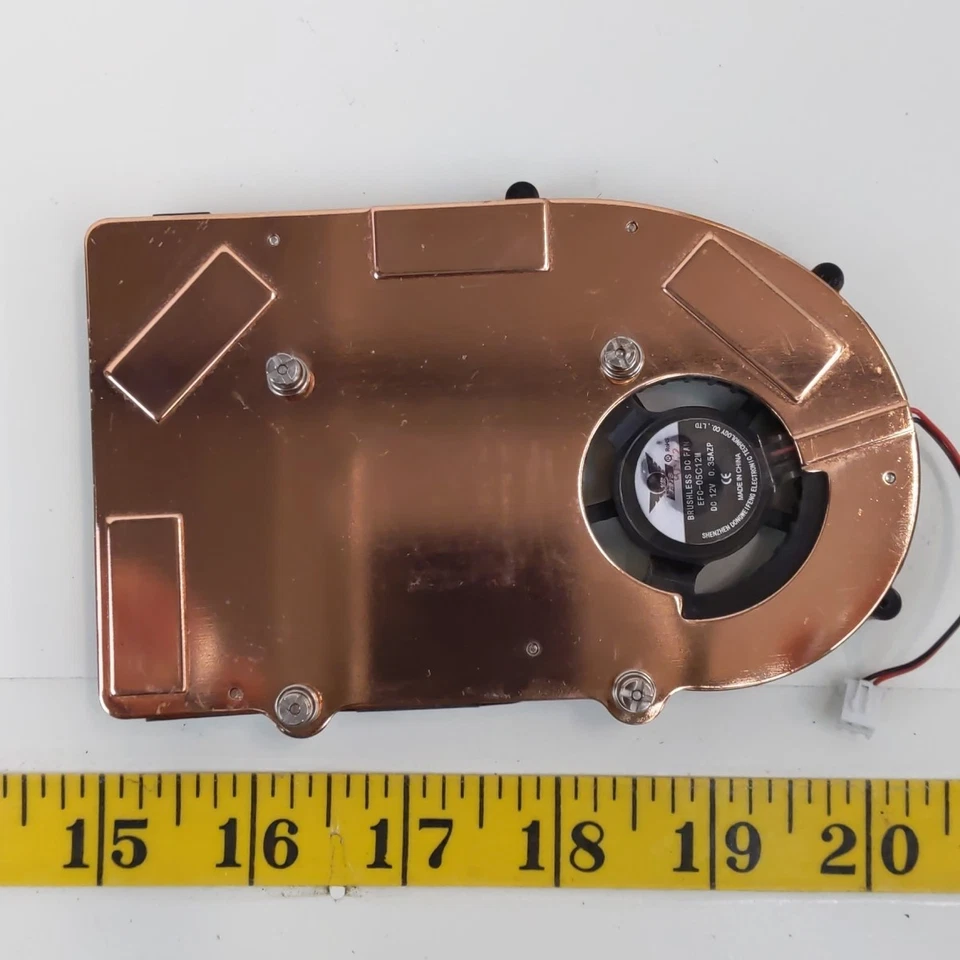 XFX NVIDIA GeForce 9600 GSO GPU Heatsink Fan Cooler Replacement Single Slot - Image 2 of 3