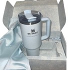 Stanley 40 oz Quencher H2.0 Tumbler Toscana Toile Alpine Blue LoveShackFancy NEW