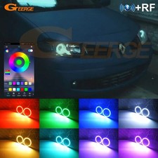 For Renault Megane 2 II 2006 - 2009 Multi Color RGB LED Angel Eyes Bluetooth APP