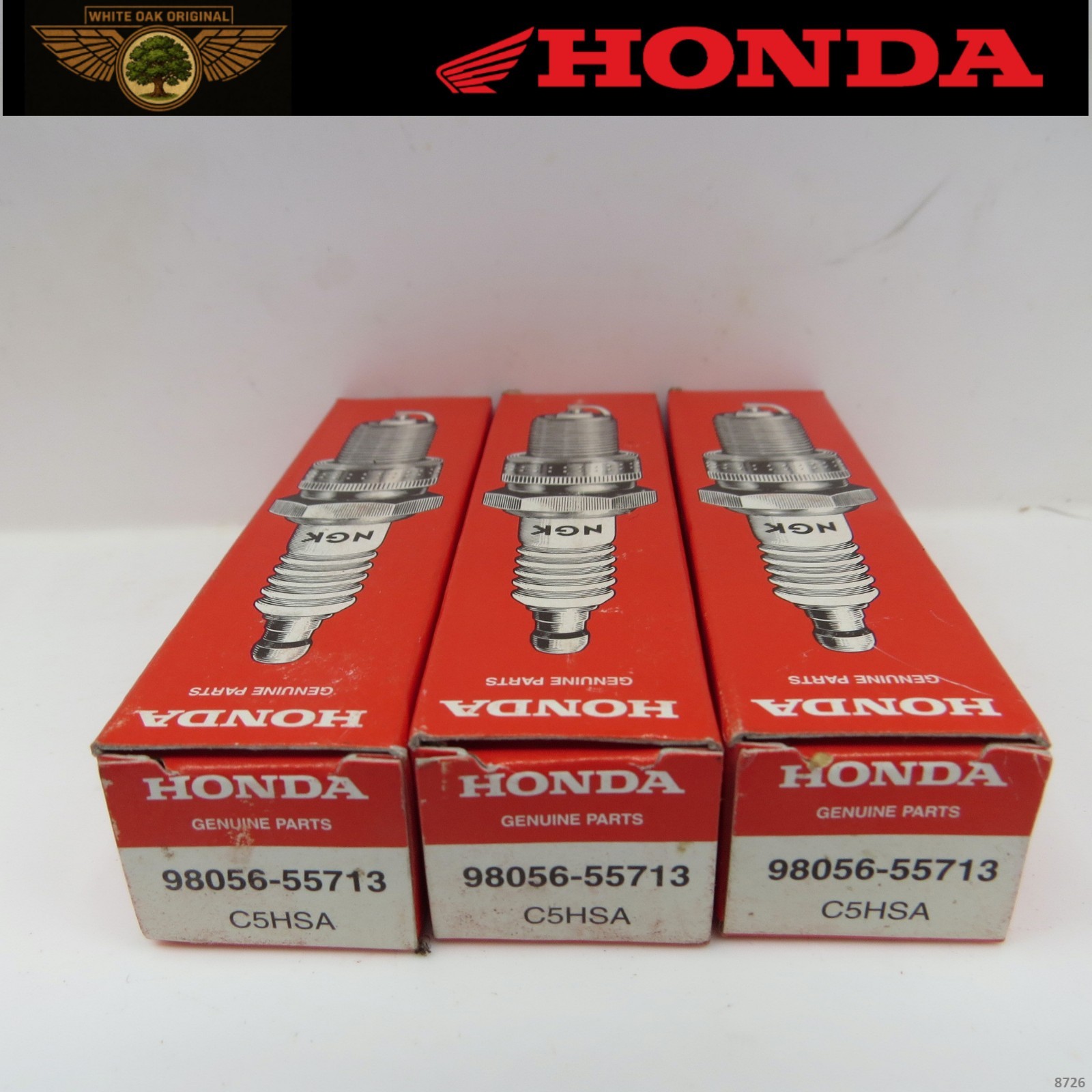 3 NEW Genuine NGK C5HSA 1987 Honda CMX 250 Rebel Spark Plug 98056-55713