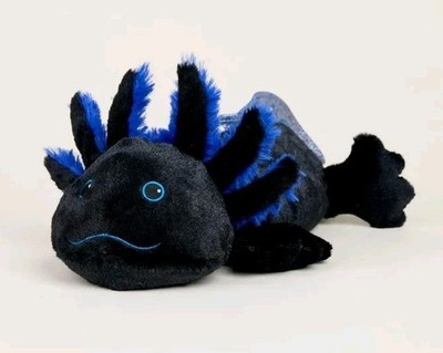 Warmies Microwavable Freezable Lavender Scented Stuffed Animal Axolotl (Black)