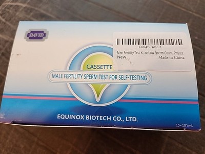 OTC Male Fertility Test Kit - Easy Home Use NEW Free Shipping 
