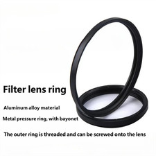 2PCS Filter Mount Filter Ring Filter Holder Lens Adapter Ring M30mm 52mm-95mm