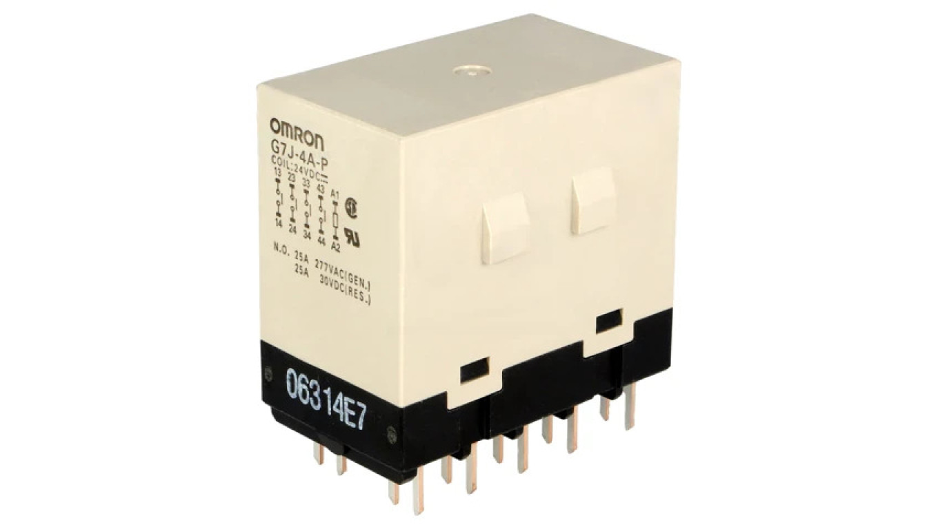 G7J-4A-P-24VDC Relay: Electromagnetic 4PST-NO Coils: 24VDC 25A G7J /T2UK