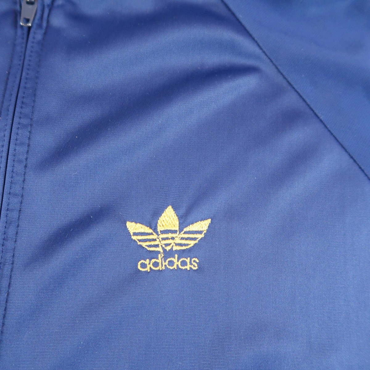 Vintage 70s Adidas Ventex Track Sweatshirt Jacket Made In France 