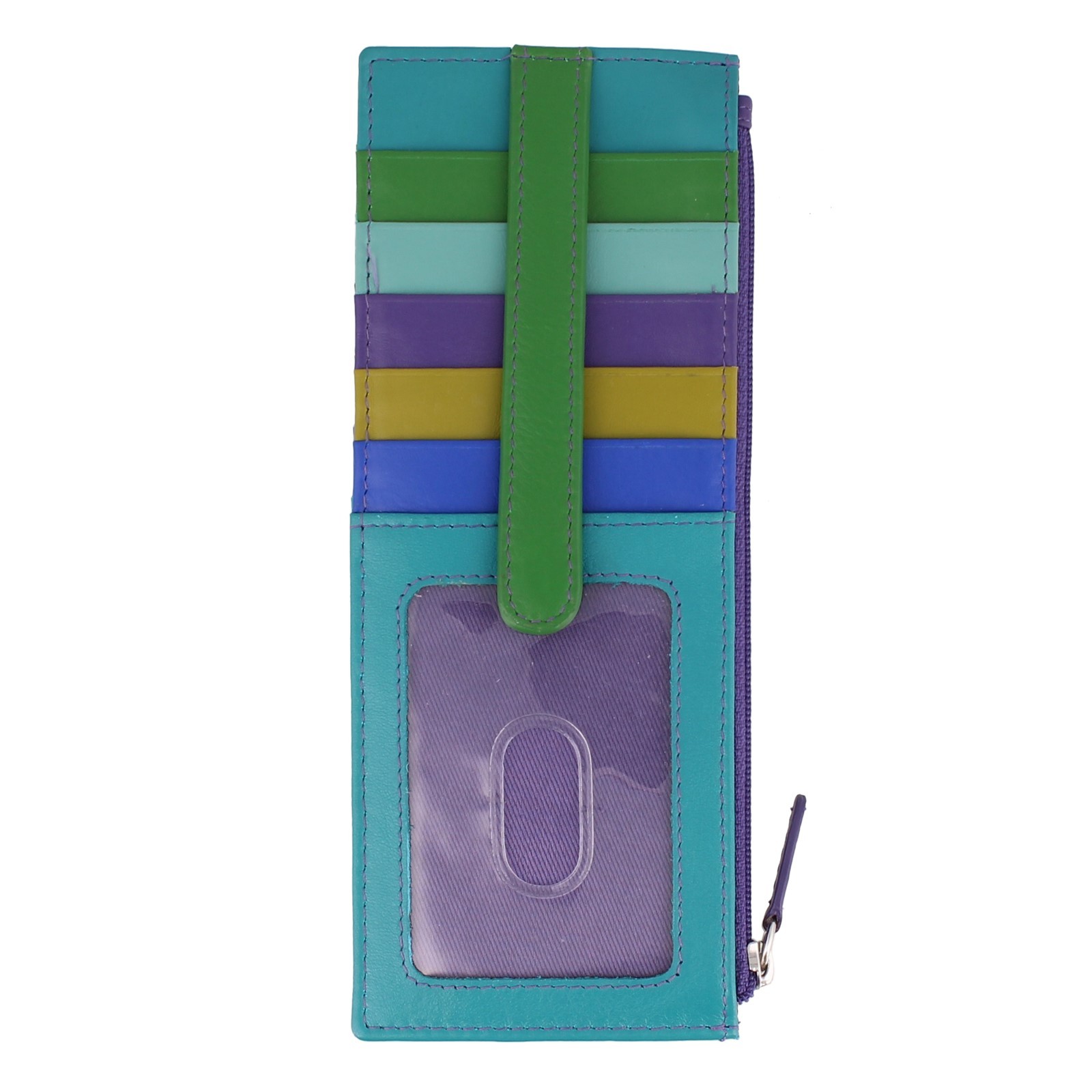 Женский кошелек ILI, кожаный кошелек для кредитных карт - RFID-блокировка 7800-COOL TROP Cool Trop