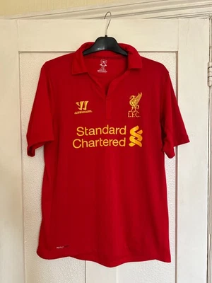 Liverpool FC Warrior 2012/13 Home Shirt Jersey Standard Chartered - Medium M - Image 1 of 4