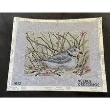 Nesting Piper Plover Needlepoint Canvas - 13 mesh - Shore Bird Series 1612