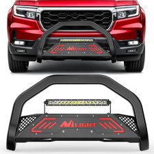 Bull Bar With Light Fits 2016-2022 Honda Pilot 2017-2024 Ridgeline 2018-2020 O Bull Bar With Light Fits 2016-2022 Honda Pilot 2017-2024 Ridgeline 2018-2020 O