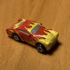 Vintage Micro Machines Cadillac Cadzillac Custom Red And Yellow Flames Classic