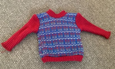 Vintage 1985 Mattel Barbie Doll Ken Twice As Nice Sweater Only #2308