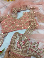 Saree Blouse Bollywood Party Wear Indian Pakistani New Sari Wedding Designer
