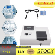 Lab Spectrophotometer Visible Spectrometer Digital Automatic Zero 350-1020nm