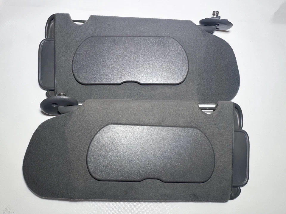 2000-2005 Buick Lesabre Left Right Pair of Sun Visors BLACK  OEM - Image 2 of 4