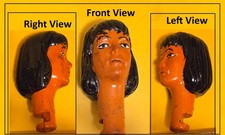 Hispanic Jane head for customizing repair replacement Marx Johnny West Mexican