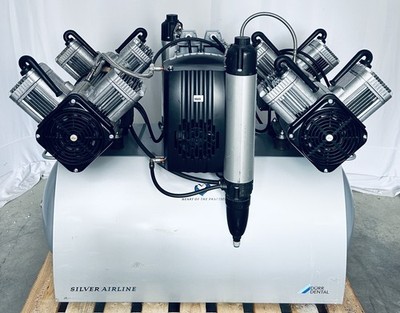 Dürr QUATTRO Tandem Kompressor 4682-51 mit 4 Aggregate 400V Membran Trocknung