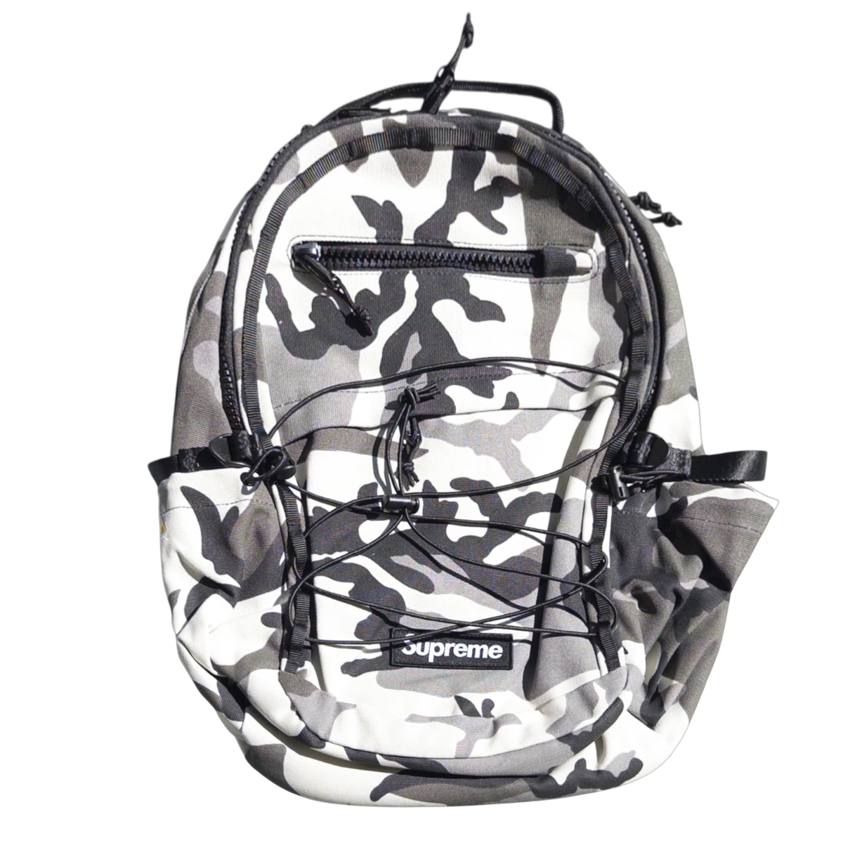 Supreme Backpack Snow Camo SS25 Cordura Box Logo Camouflage Bag
