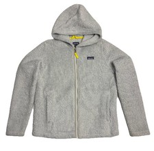 Patagonia Los Gatos Fleece Full Zip Hoodie Worn Wear Girls Size XXL 16-18 
