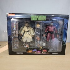 NECA 1990 TMNT Movie 7 Splinter and Shredder - NEW SEALED 2-Pack