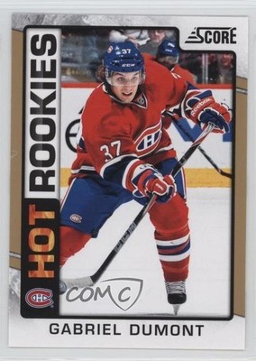 2012-13 Score Hot Rookies Gold Rush Gabriel Dumont #534 Rookie RC 0a7