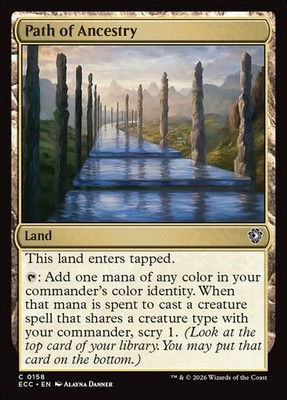 Path of Ancestry 158 NM Lorwyn Eclipsed Commander MTG ECC