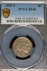 1929 S Buffalo Nickel PCGS XF 40 - *DoubleJCoins*  JL1100-410