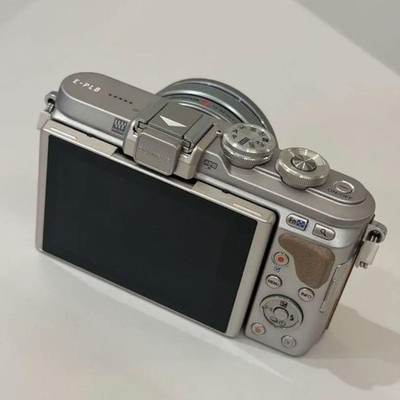 OLYMPUS PEN E-PL8 BROWN w/14-42mm & 40-150mm Lens Used from JAPAN