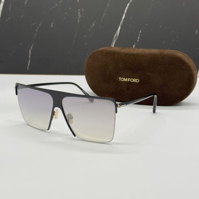 NEW TOM FORD SOFI TF840 01C SUNGLASSES WOMEN SQUARE BLACK EYEWEAR FT0840/S