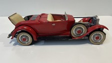 Vintage Hubley Cast Iron Roadster Convertible Red Car