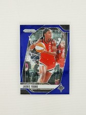 2024 Jackie Young Panini WNBA Blue Lazer Prizm #1 Las Vegas Aces
