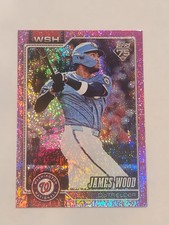 2026 Topps Series 1 - James Wood #349 Pink Holo Foil