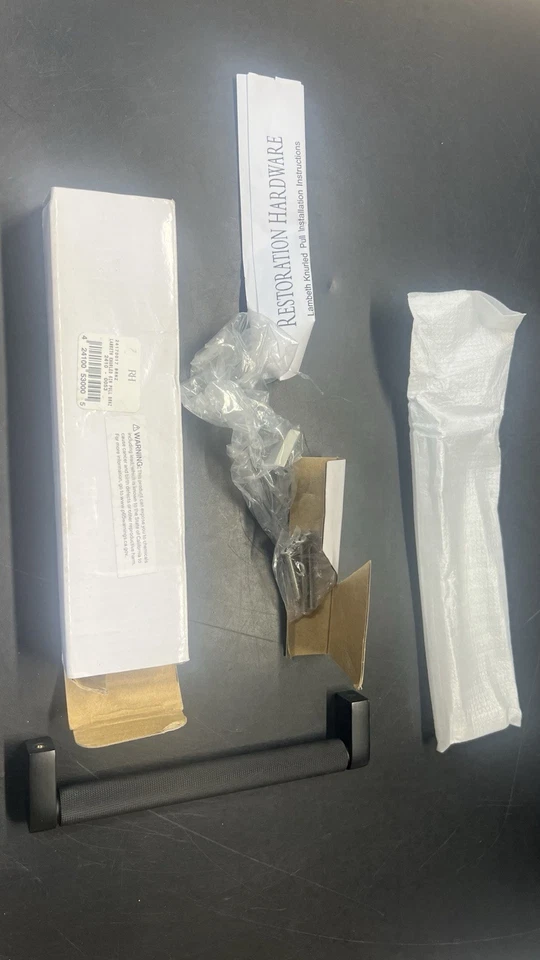 Lote de 10 herrajes de restauración diestro placas traseras de tracción y asas moleteadas Foto 3 de 4