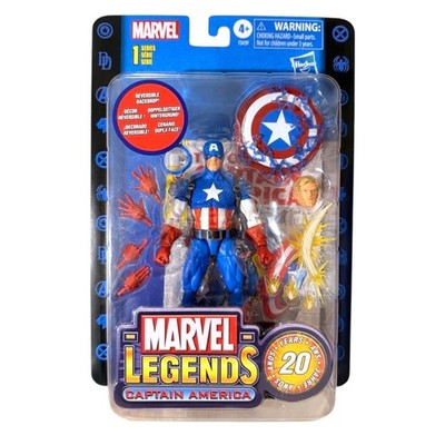 Marvel Legends Captain America 20th Anniversary Series 1 6'' Figure NEW SEALED
