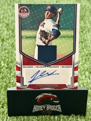 2025 Panini Stars & Stripes USA Kyson Witherspoon Game Used Patch Auto RPA /199