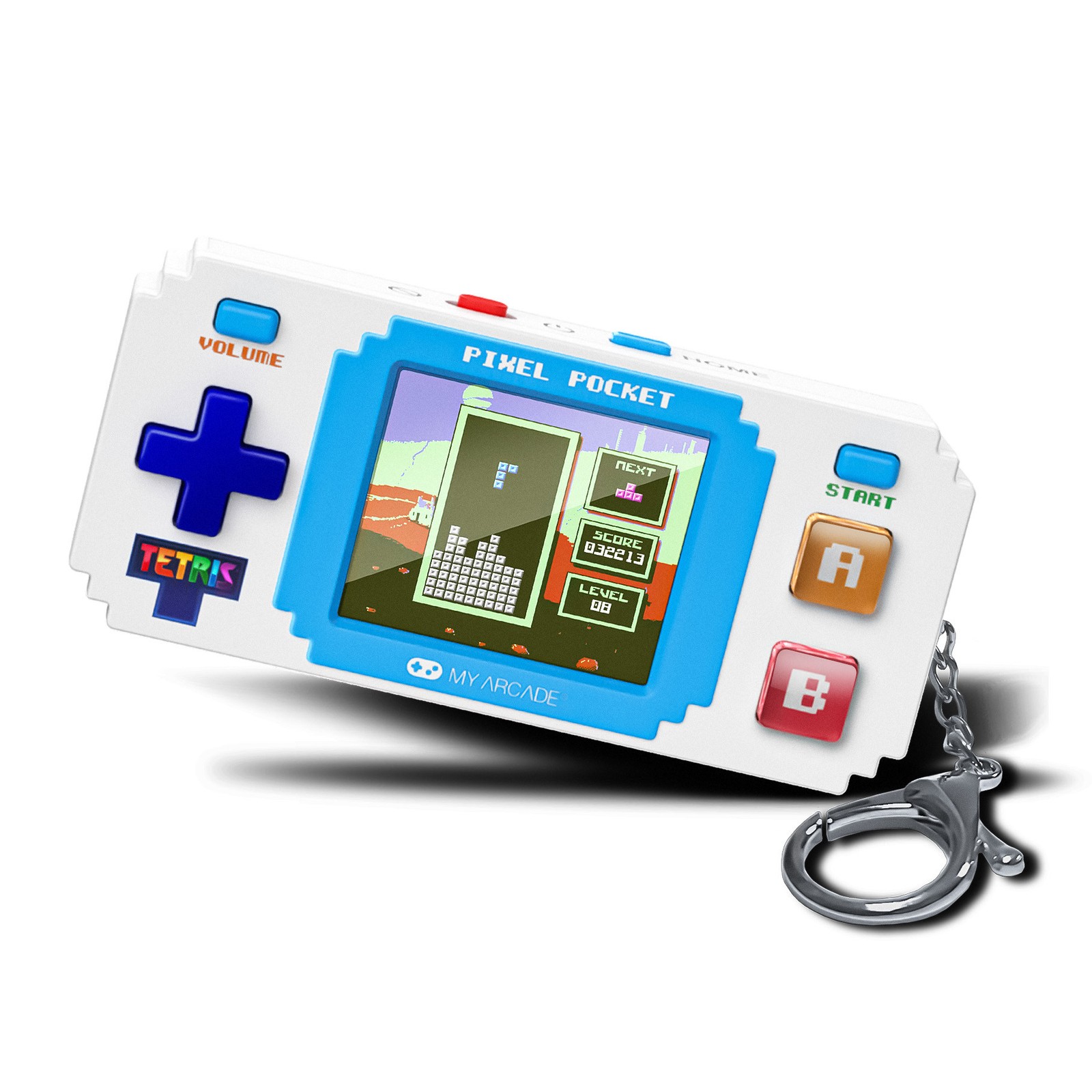 My Arcade Tetris Pixel Pocket Mini Portable Gamer System