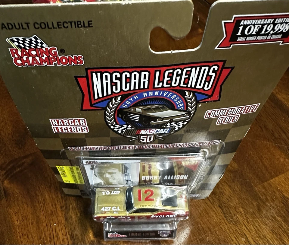 Racing Champions: Nascar Legends 50 aniversario Bobby Allison 1969 Ford Torino Foto 2 de 3