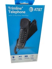 AT T TR1909, Trimeline Telephone w/ 13 Number Memory, Corded, Caller ID/Waiting