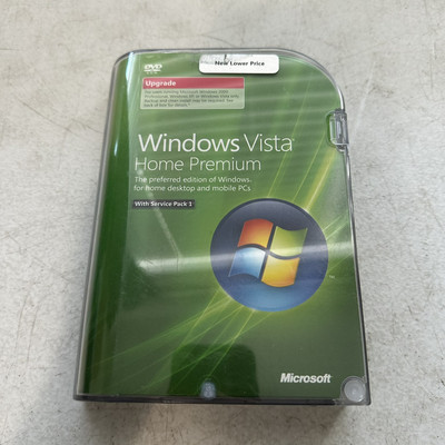 Microsoft Windows Vista Home Premium Upgrade w/Service Pack 1 Operating System