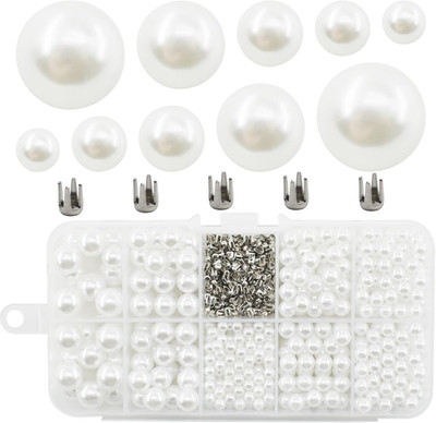 Pearl Setting Machine Accessories Pearl Beads with Rivet Studs Set, Replenishmen