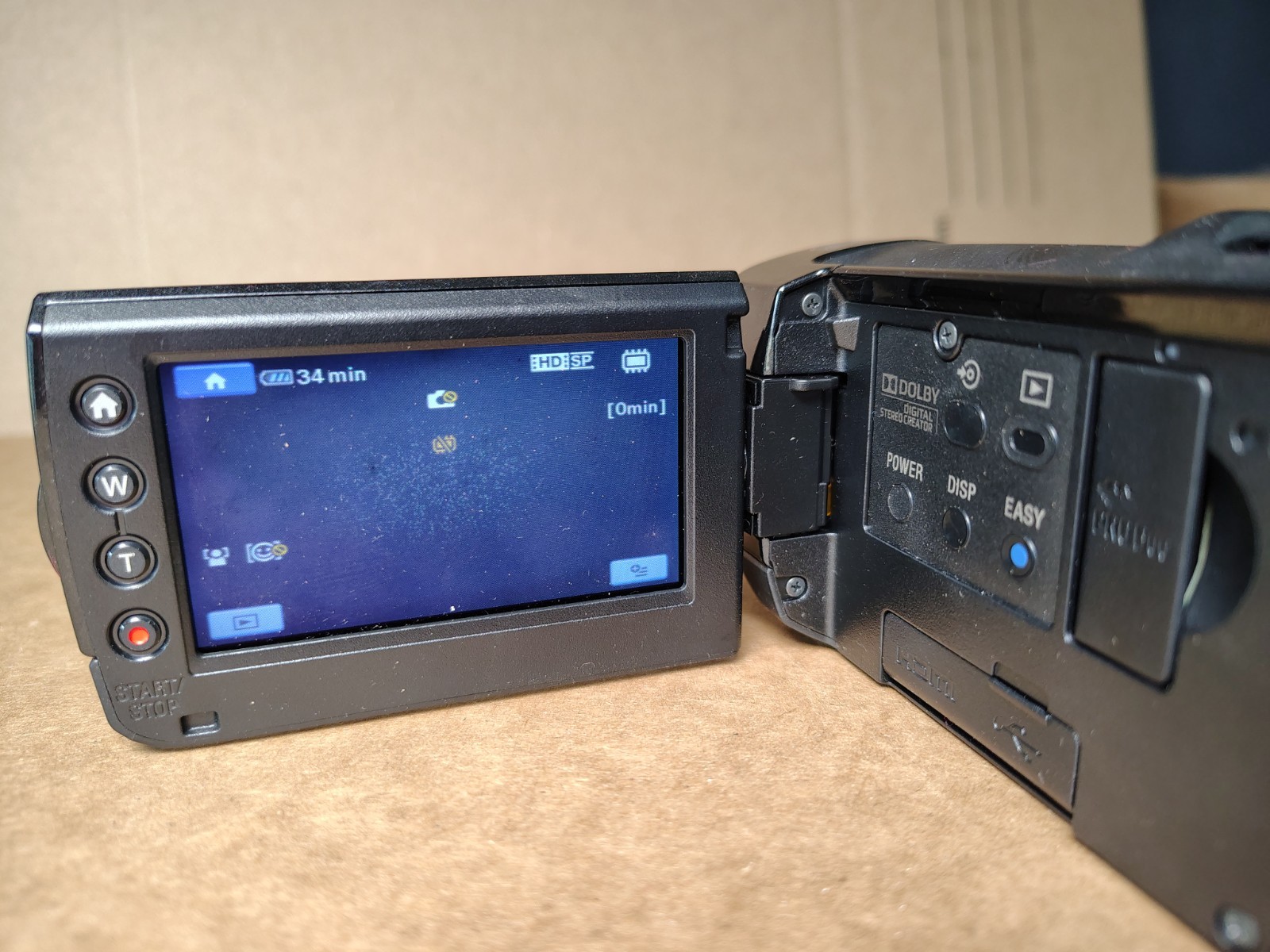 Sony HDR-CX100 HD Handycam Camcorder (Black) w/ 8GB Internal Memory