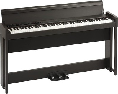 Korg C1 Digital Piano - Rosewood Brown