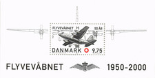 Denmark 2000 Yvert SS 17 Planes MNH VF (GX)
