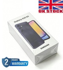 Samsung Galaxy A25 5G 128GB Unlocked Black - Brand New Sealed UK Stock