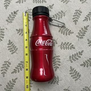 Coke Vintage Red Metal Water Bottle