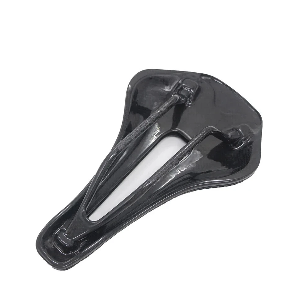 Sillín de carbono ultraligero impreso en 3D MTB carretera grava 255*150 mm Foto 2 de 4