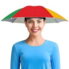 Fishing Umbrella Hat, Lightweight Hands-Design with Adjustable Headband, Head...