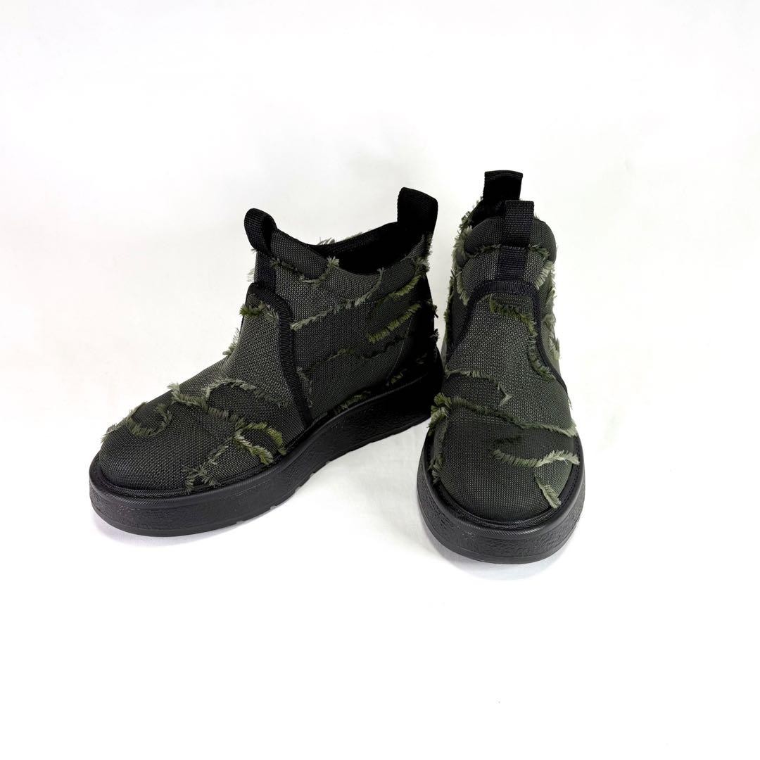 Christian Dior Short Boots Camouflage Size 22.5 cm Green Canvas thumbnail 10
