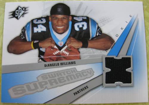 DeAngelo Williams SPx Swatch Supremacy #SWDW Swatch Supremacy