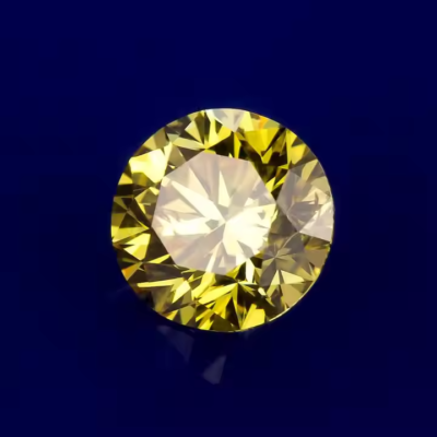 #ad 2 CT Natural Yellow Diamond – Premium Round Cut VVS1 Clarity D Grade Certified $30.00